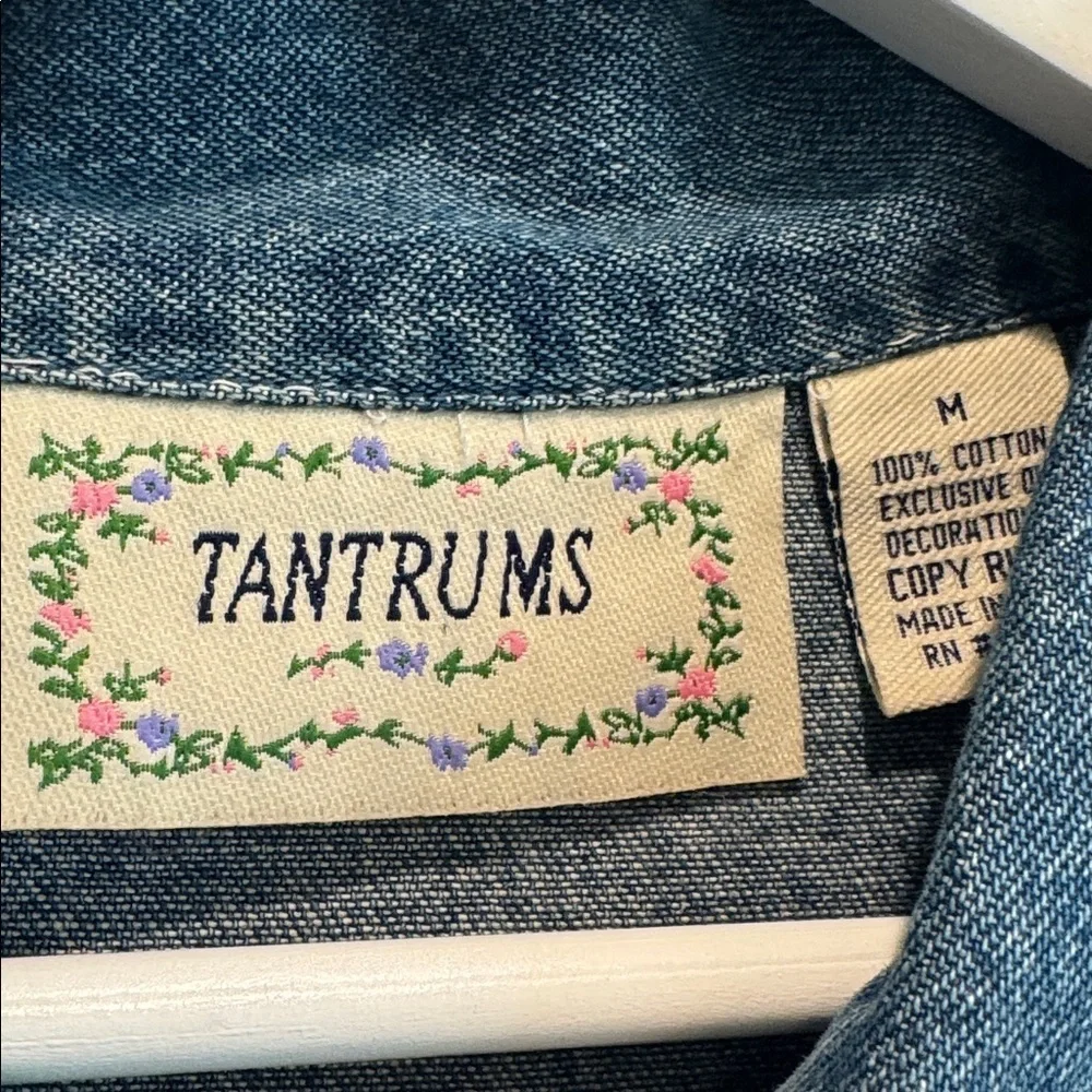 Tantrums Vintage Embroidered Denim Jacket - Picture 3 of 6